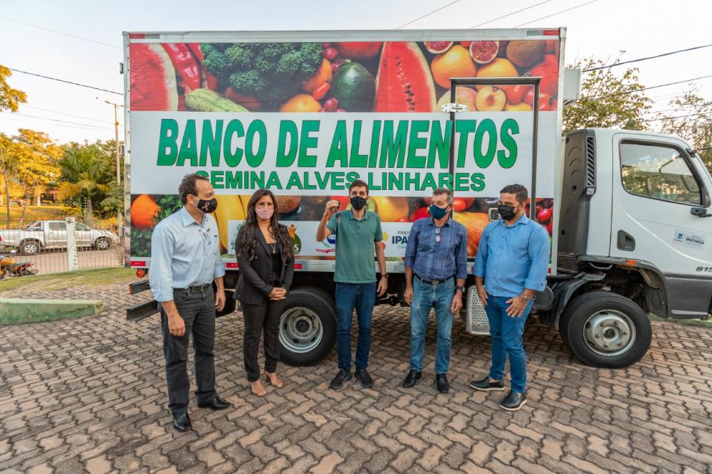 Banco de Alimentos de Ipatinga passa a ter veículo para transporte de doações