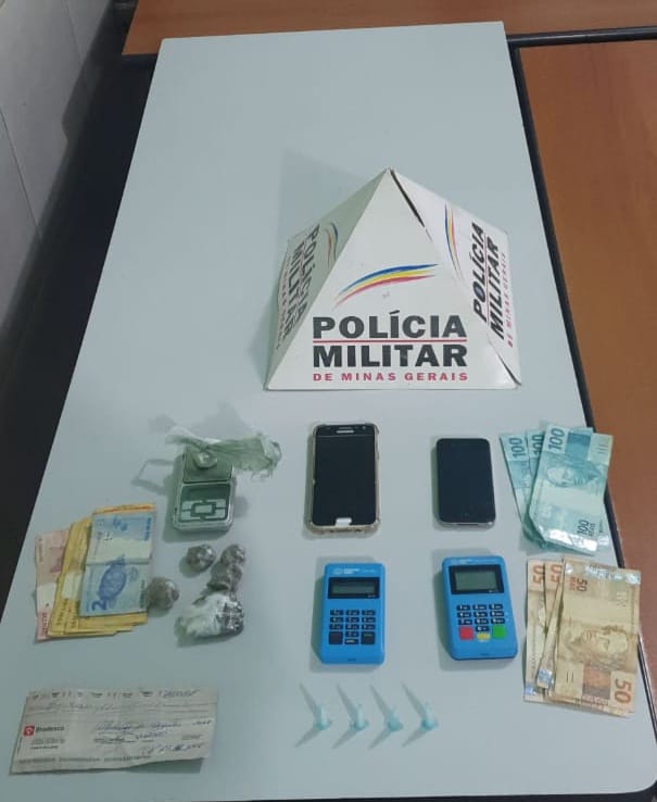 PM detém jovem por tráfico de drogas em Fabriciano