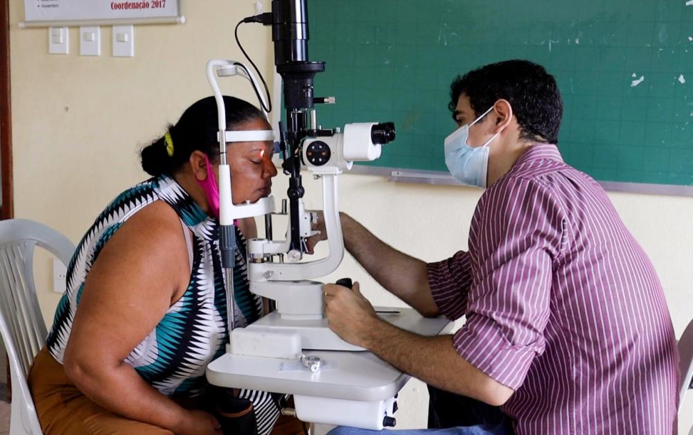 Santana do Paraíso realiza 150 consultas oftalmológicas em um dia 