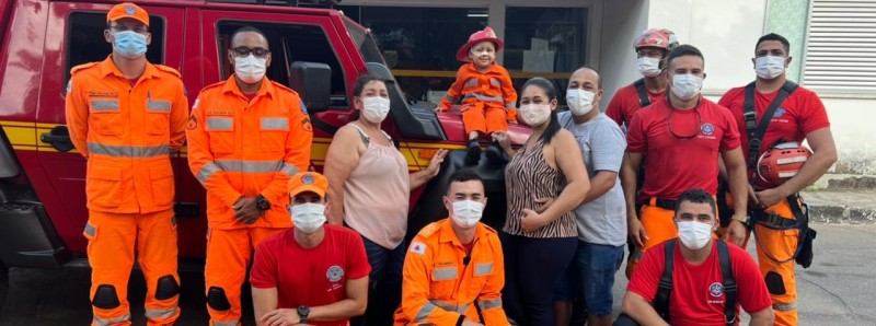 Menino com leucemia ganha 