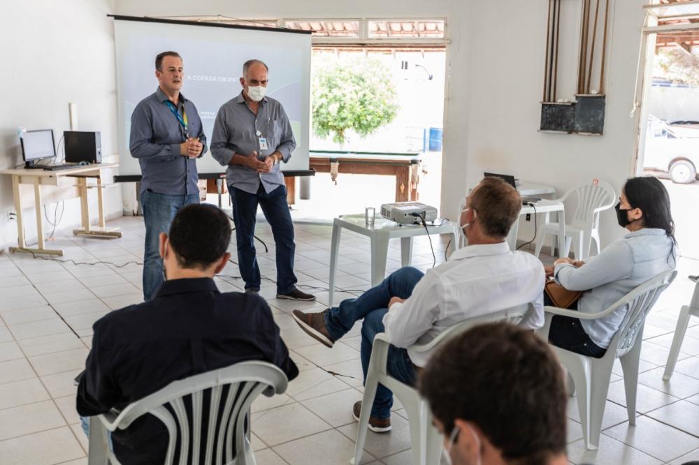 Governo de Ipatinga leva demandas à Copasa em reunião com diretores