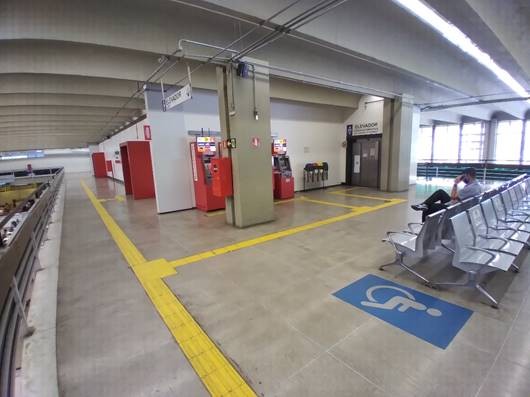 Codemge realiza obras de acessibilidade na Rodoviária de BH 