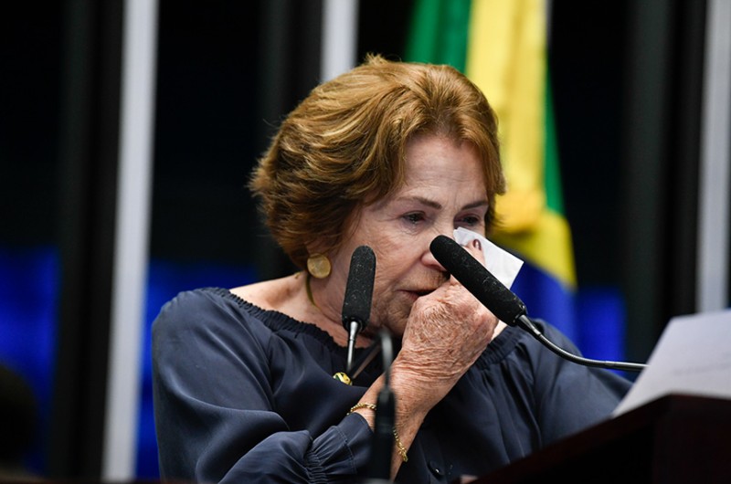 Nilda Gondim se despede do Senado