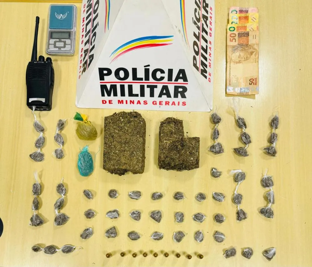 Polícia prende dois suspeitos de tráfico e posse ilegal de arma em Ipatinga