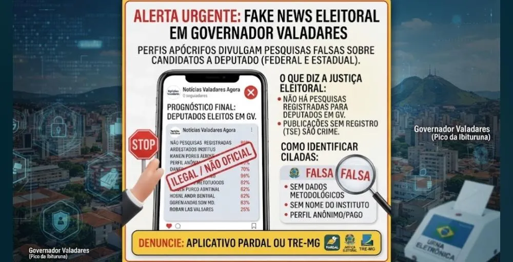Não deixe mentiras influenciar seu voto